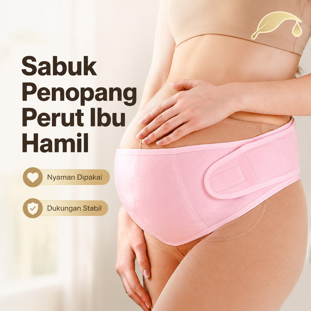 [Sabuk Kehamilan/Penyangga Pinggang] Desain yang Dapat Diatur dan Bernapas | Meredakan Sakit Punggun