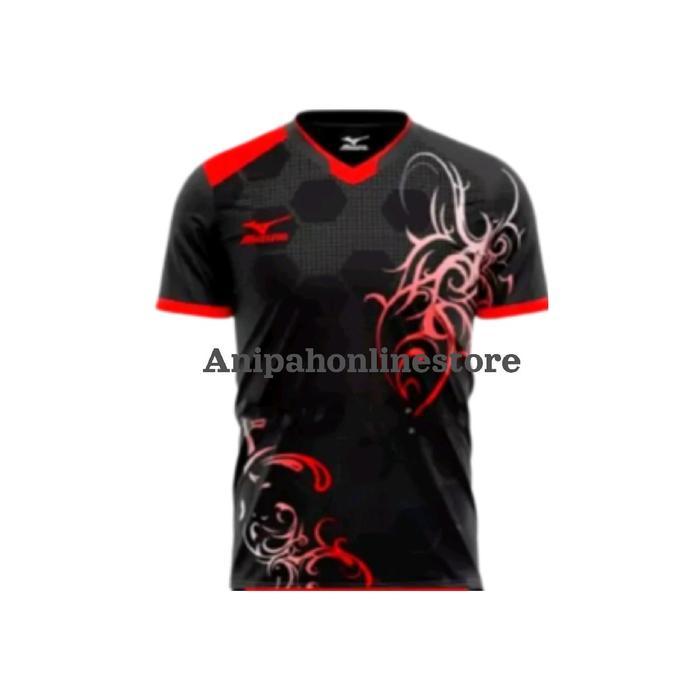 Jersey volly/ baju voli Mizuno/ atasan olahraga dewasa Set Pria Wanita Nyaman Berpori Cepat Kering V