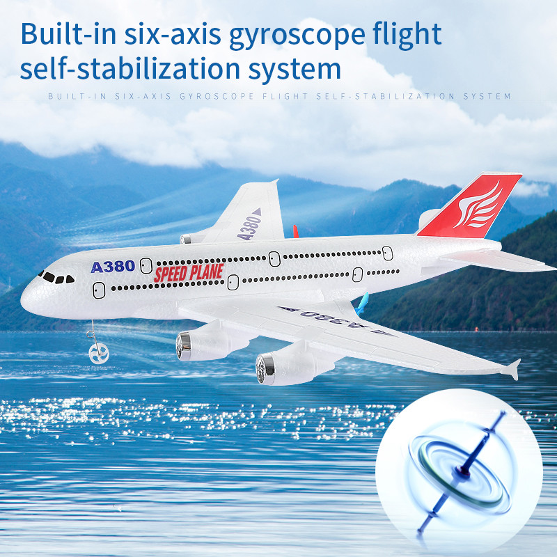 Airbus A380 RC Airplane 2.4G Fixed Wing Boeing 747 Remote Control Aircraft Outdoor RC Plane Model To