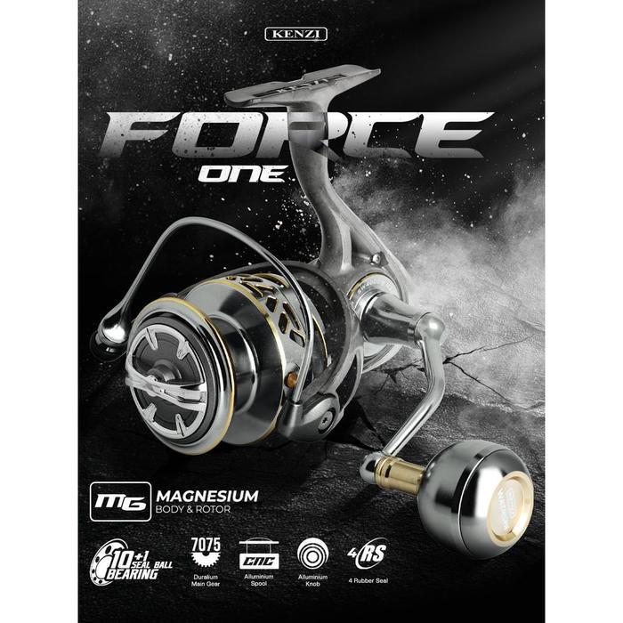 REEL KENZI FORCE ONE SW Magnesium Body Rotor Duralium 7075 Gear FORCE 1 1000 2000 3000 4000 - 1000