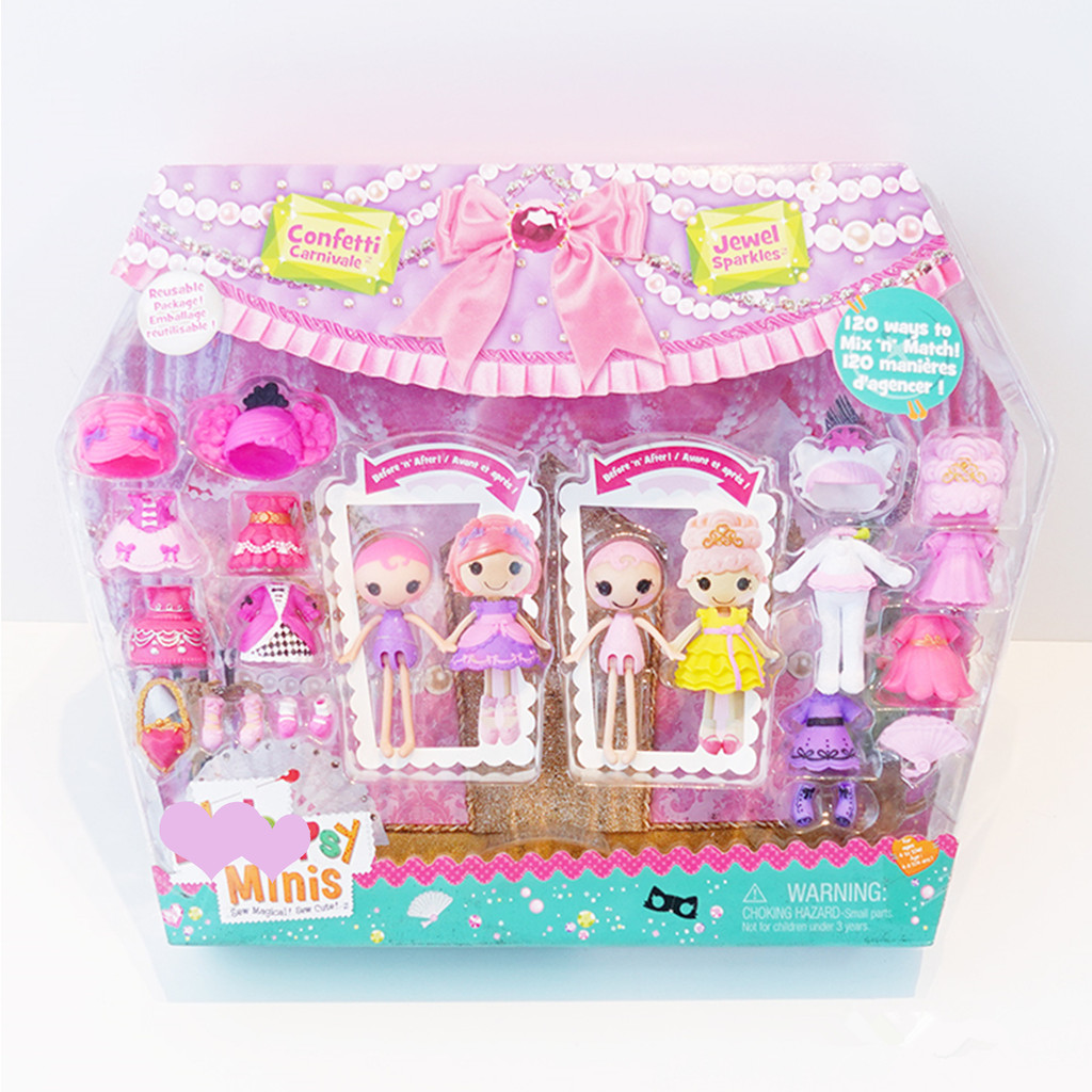 Original Mini Lalaloopsy Doll Tinies House Set Kids Toys Dolls for Girls Children Gifts