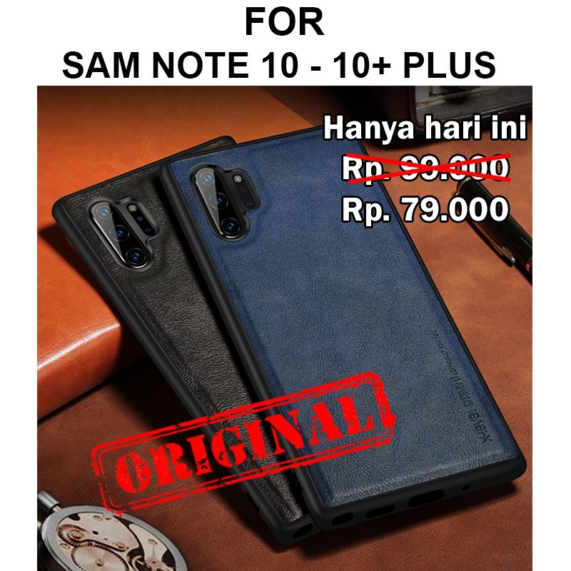 X-Level earl case Samsung Note 10 - 20 - Plus - Lite casing leather tpu slim