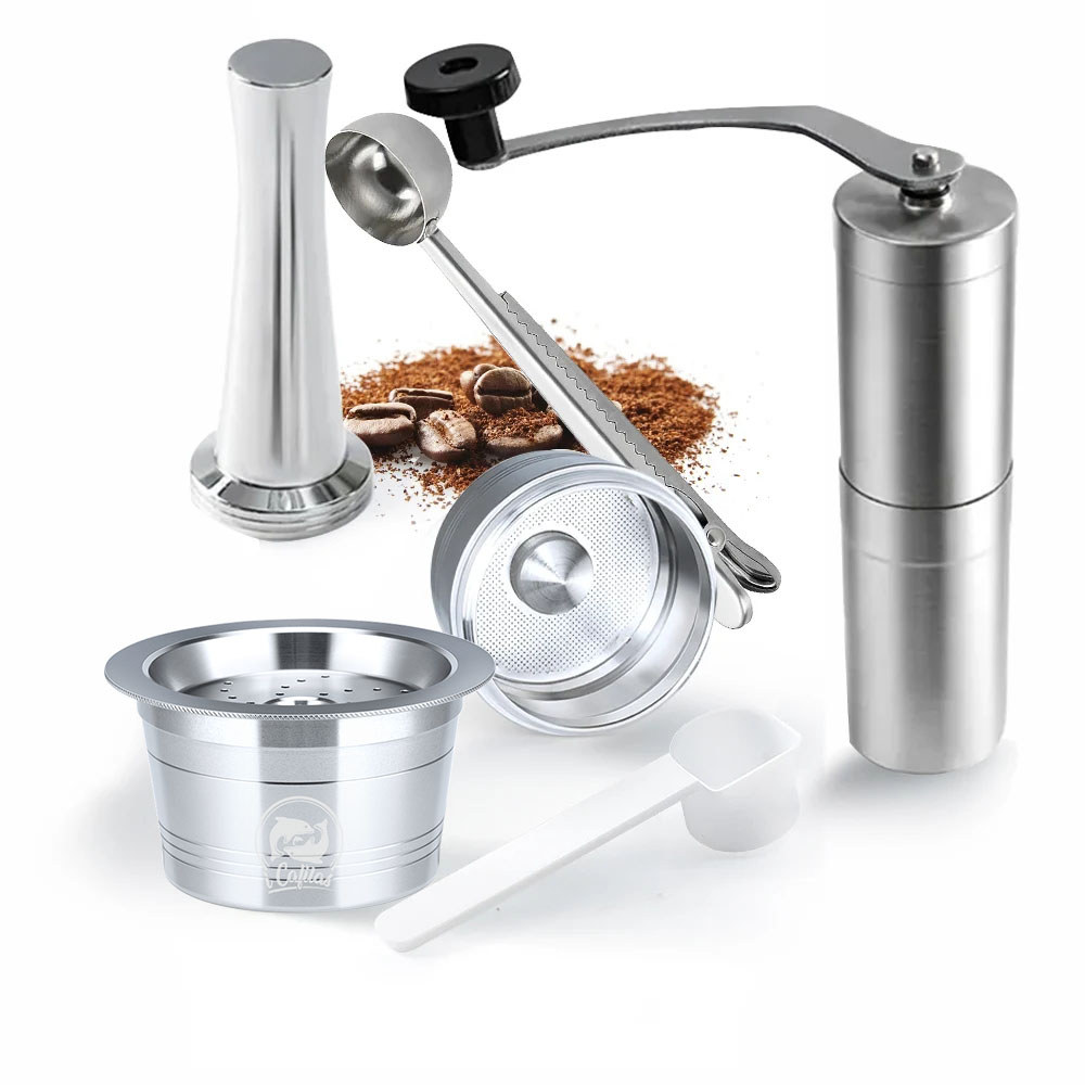 Reusable Coffee Capsule For Tchibo Cafissimo Easy K fee Lov Passione 3 Hearts Coffee Pods Stainless 
