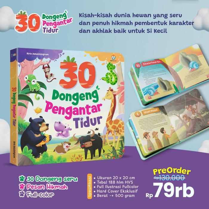 30 Dongeng Pengantar Tidur - Hardcover)