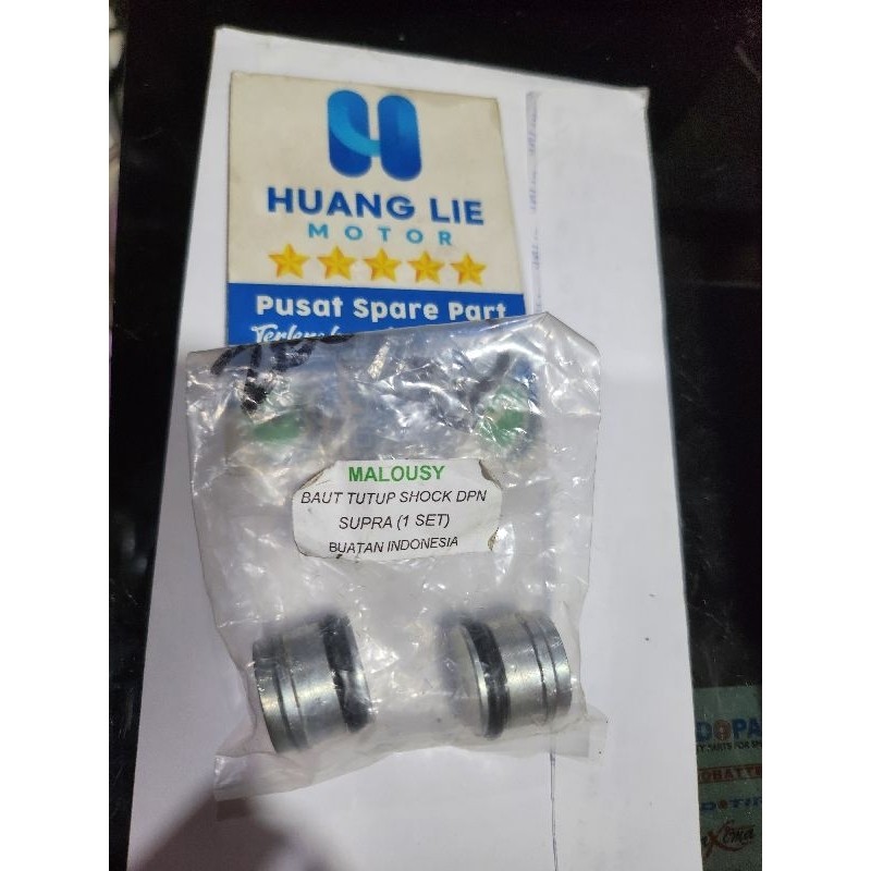 baut tutup as shock depan grand / supra sepasang