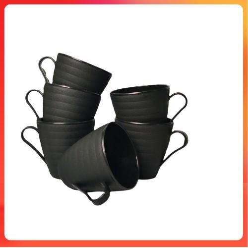 Gelas Cangkir 1 Lusin isi 12 pcs Cangkir Kopi Jadul Kecil Hitam set 12 pcs ukuran mini Cangkir plast