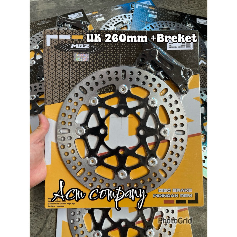 Disc Piringan Cakram 260mm Variasi  Beat Vario 125 150 160 Fi Scoopy Genio