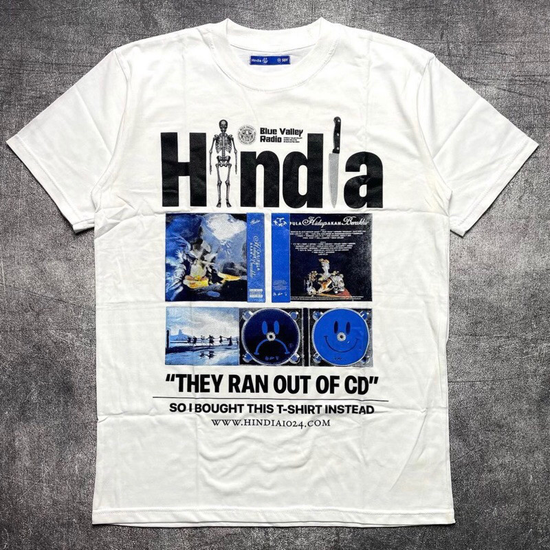 Tshirt Band HINDIA - Cd Cotton Combad