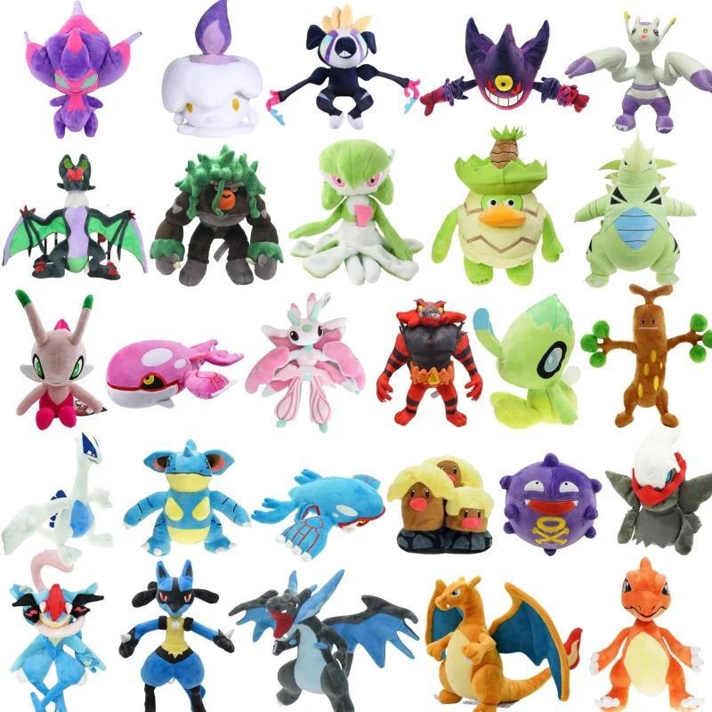 Anime Pokemon Plush Toy Rayquaza Gardevoir Tyranitar Noivern Kyogre Mienshao Lurantis Charizard Graf