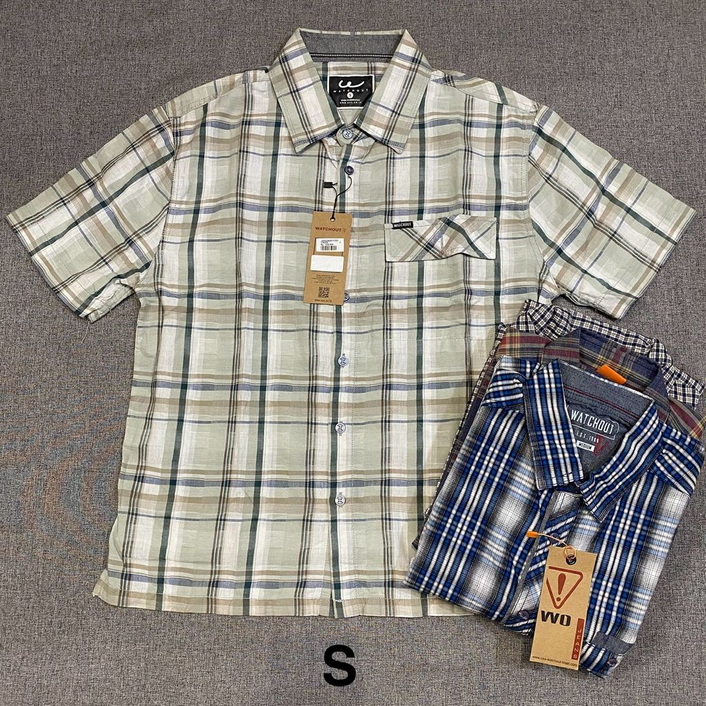 Kemeja WATCHOUT Lengan Pendek Original