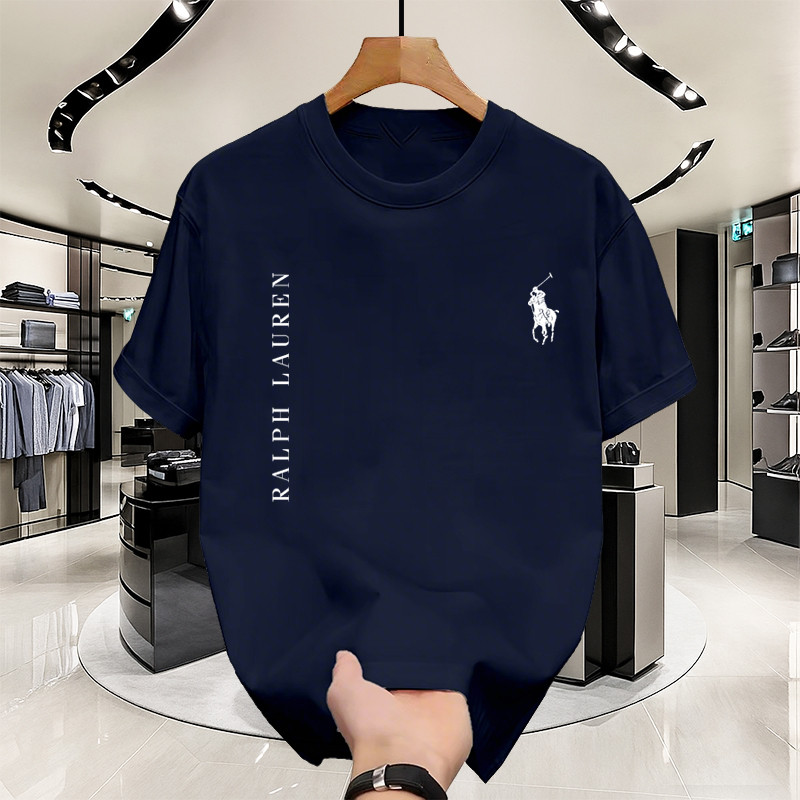 Polo Ralph Lauren Kaos Unisex Fashion Trendy Print Tee Nyaman Stylish Cocok untuk Sehari-hari Santai
