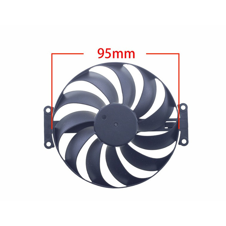 95MM T129215SU CF1010U12D Graphics Fan for ASUS ROG STRIX RTX3090 RTX3080TI RTX3070 RTX3070TI RTX306
