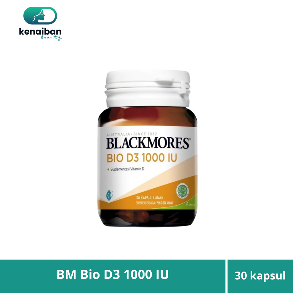 Blackmores D3 1000 IU 30 Kapsul / Suplementasi Vitamin D