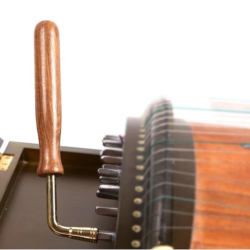 Kunci Pas Tuning Guzheng Piano L-Shape Square Wrench Alat Steam Stem Nada Alat Musik Portable