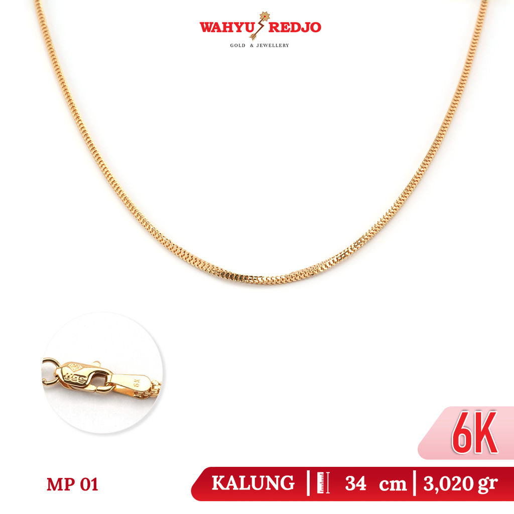 Kalung Anak Melano Emas Kadar 6K Wahyu Redjo KL-6K-31657901 Non Pameran