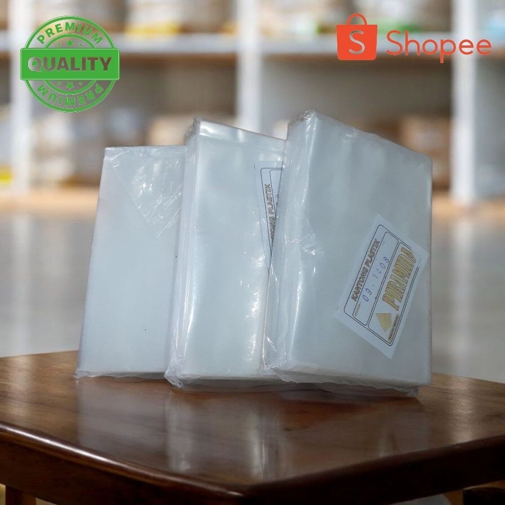 Plastik PP Tebal 08 Bening Lengkap Ukuran