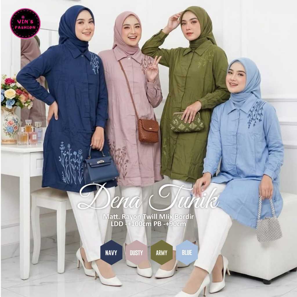 0905    DENA MILASA NAZRA AULIA ALIA TUNIK  FASHION  by ViNS  ORIGINAL BRAND SOLO