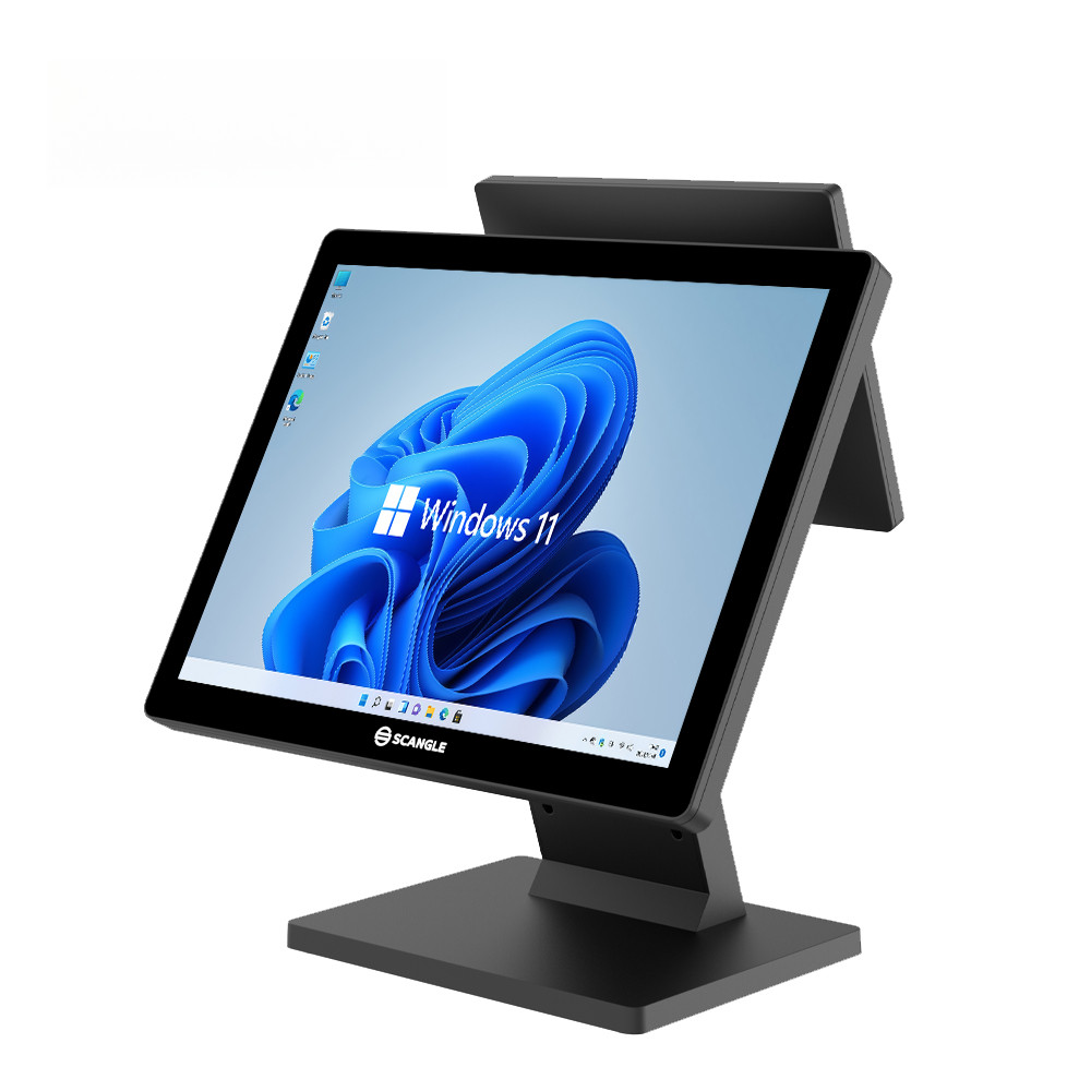 15 Inch Dual Screen Window11 High configuration Touch POS Terminal cash register Restaurant Ordering