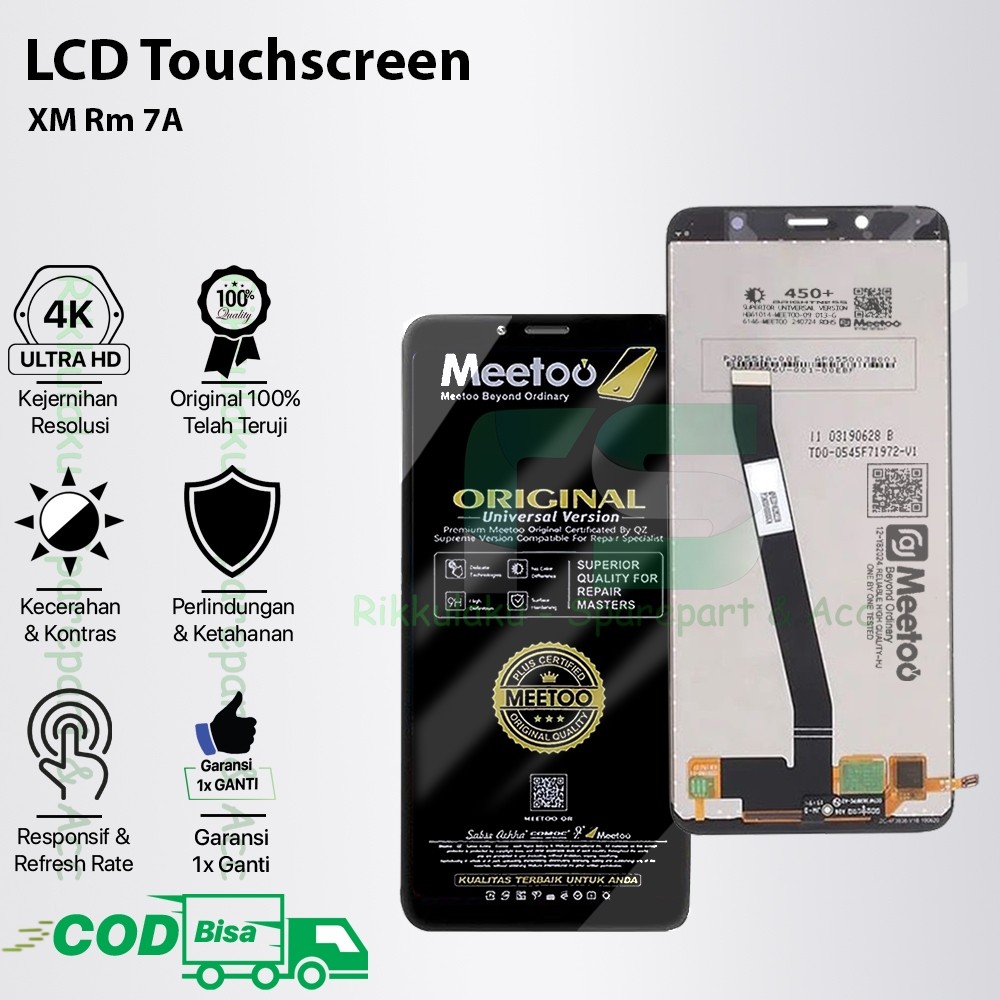 [LW] LCD Touchscreen Xiaomi Redmi 7A Original 100% Fullset