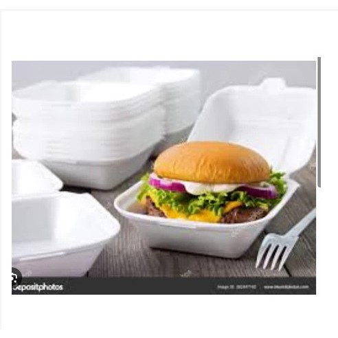 ASS STEROFOAM MAKANAN BOX BURGER STEROFROAM LUNCH BOX MAKANAN STYROFOAM BURGER