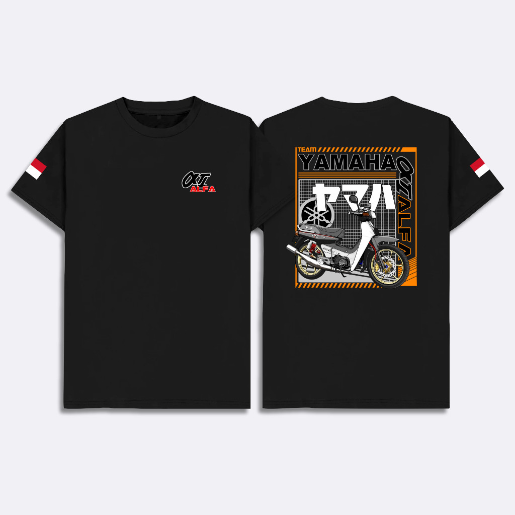 Kaos Motor Yamaha Alfa Motor 2 Tak Baju Atasan Kaos Pria Motor Yamaha Alfa