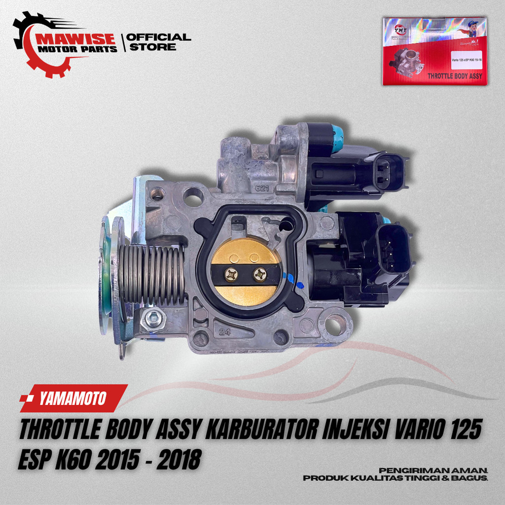 THROTTLE BODY ASSY KARBURATOR INJEKSI VARIO 125 ESP K60 2015-2018 YAMAMOTO - THROTTLE THROTLE BODY A