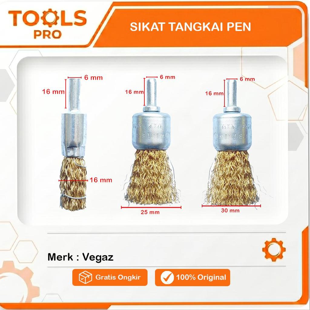 Sikat Bor Kawat Pen Penghilang Karat Amplas Besi Drill Brush Baja Pembersih Karat Gerinda Bor