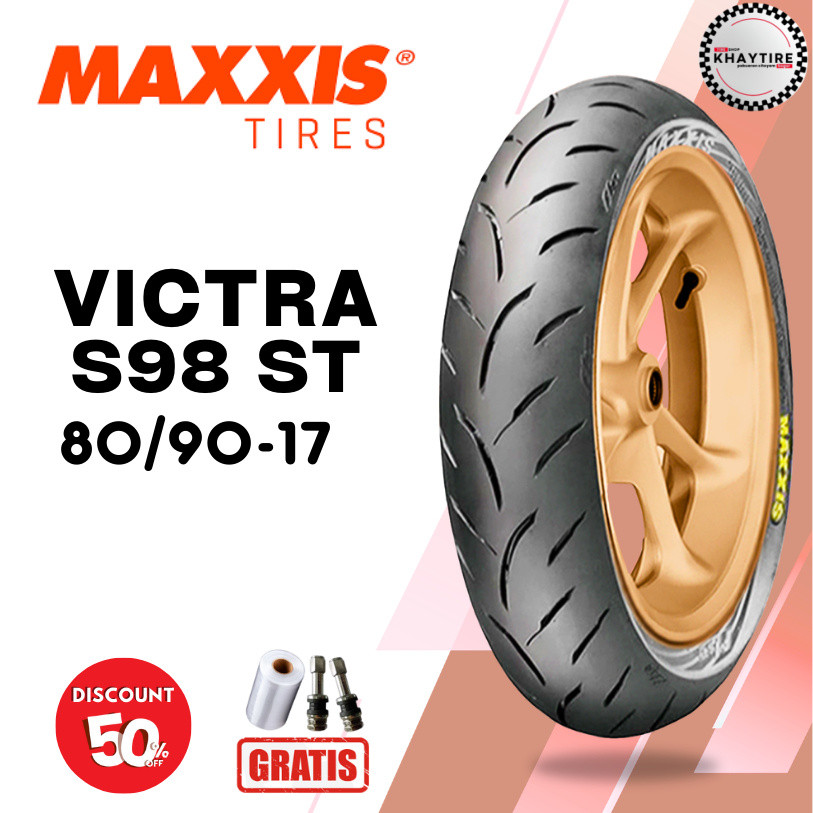 Ban Motor MAXXIS VICTRA 80/90 Ring 17 Tubeless