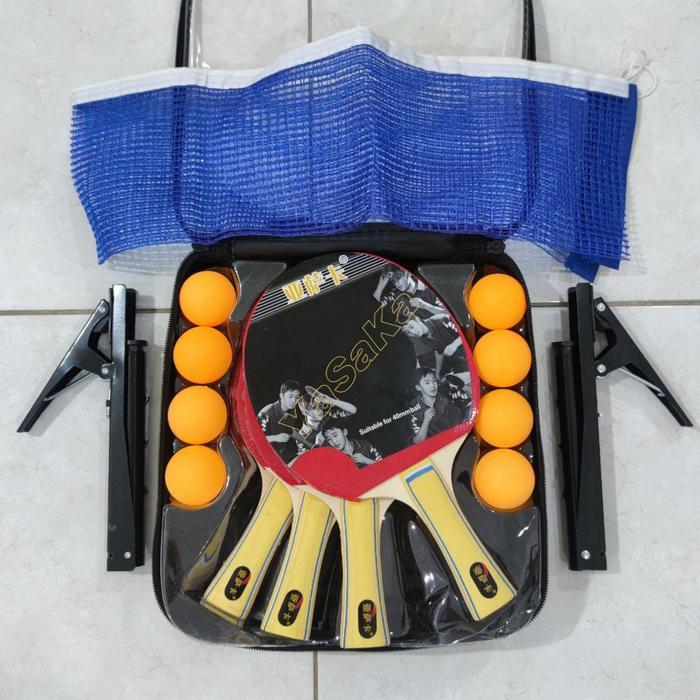 Bet Tenis Meja Yasaka - Bat Pingpong Yasaka set bola net tiang Bed