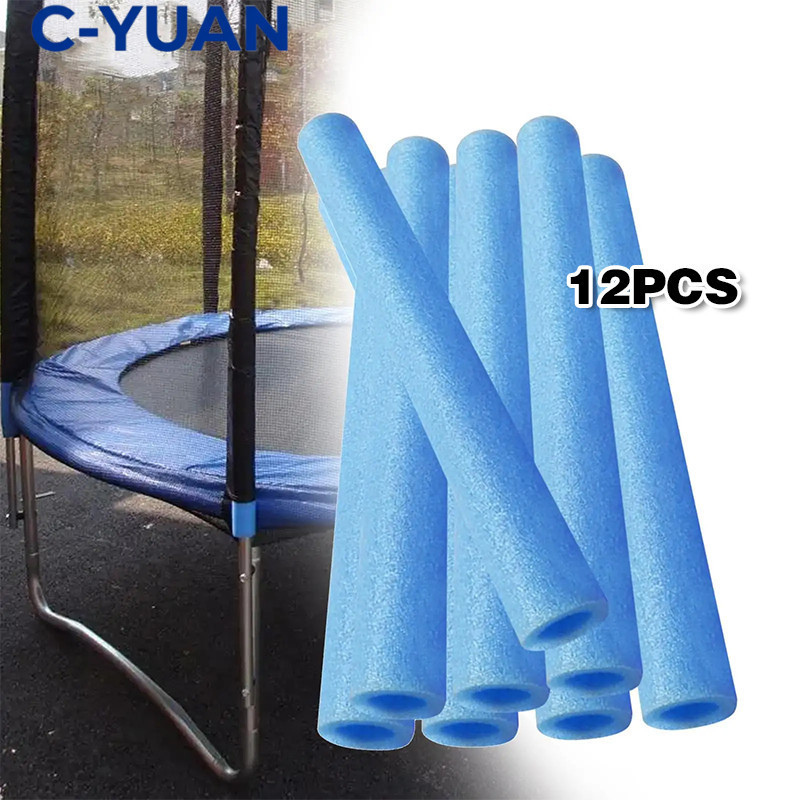 CYUAN 12Pcs Busa Pelindung Tiang Bermaian / Busa Pipa Playground / Cover Busa Pipa Pelapis Tiang