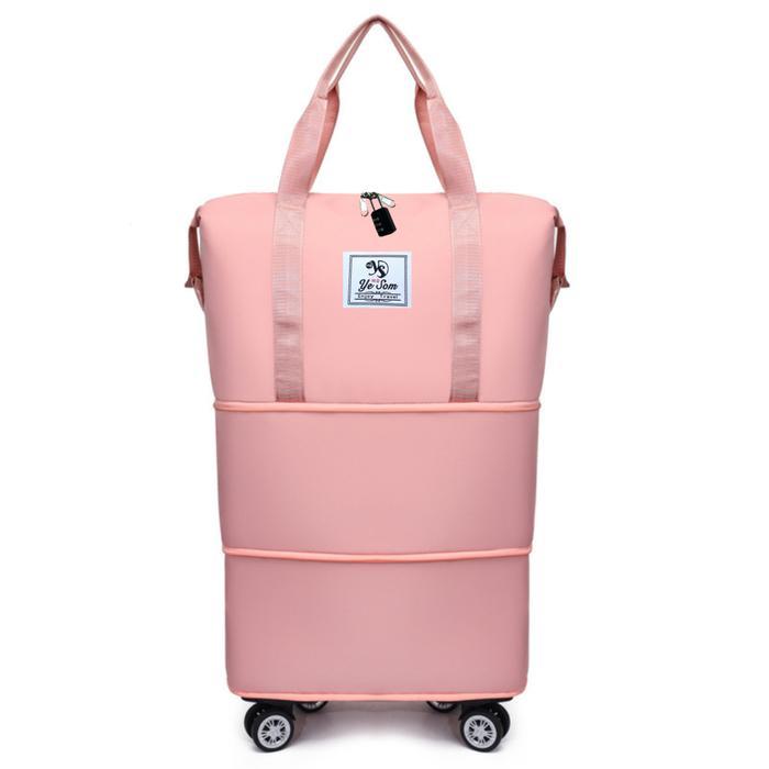 Ye Som Tas Traveling Roda Bisa di Gembok Tas Duffel Jumbo-Tas Jinjing 3 Tingkat-Tas Travel Roda Wate