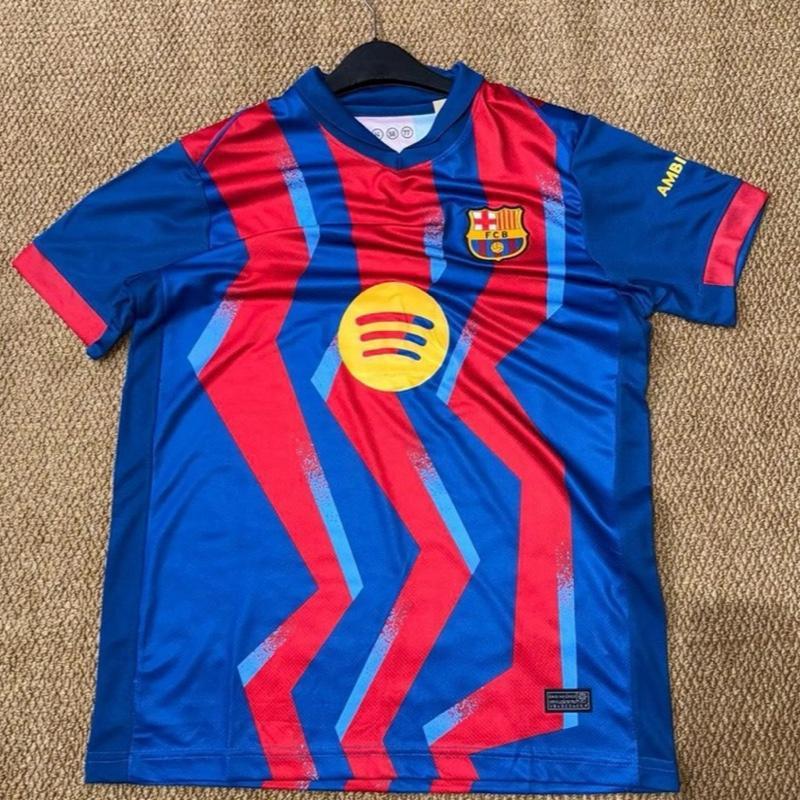 JERSEY BAJU BOLA DEWASA BARCA 4TH EL CLASICO 2025/2026 TERBARU FANS VERSION