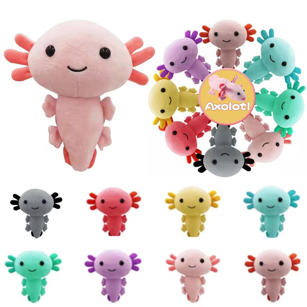 Kawaii Axolotl Plush Toy Axolotl Toy Axolotl Fish Axolotl Plushies Figure Doll Kawaii Animal Pink Ax