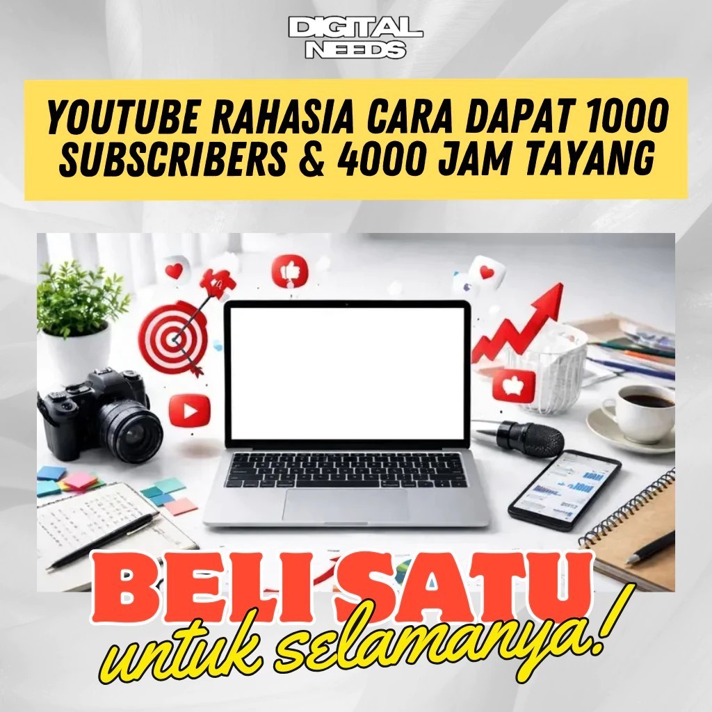 Belajar YT Rahasia dapat 1000 Subscribers & 4000 Jam Tayang 2026