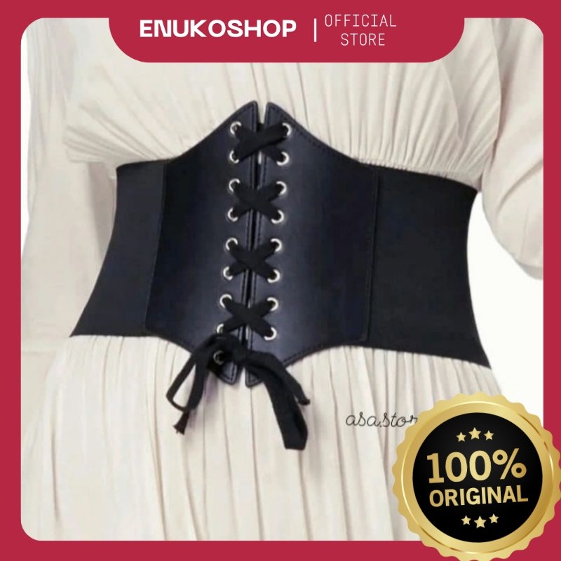 Ikat Pinggang Wanita Obi Besar/Obi BIG Import Obi Hitam Korset Wanita AS