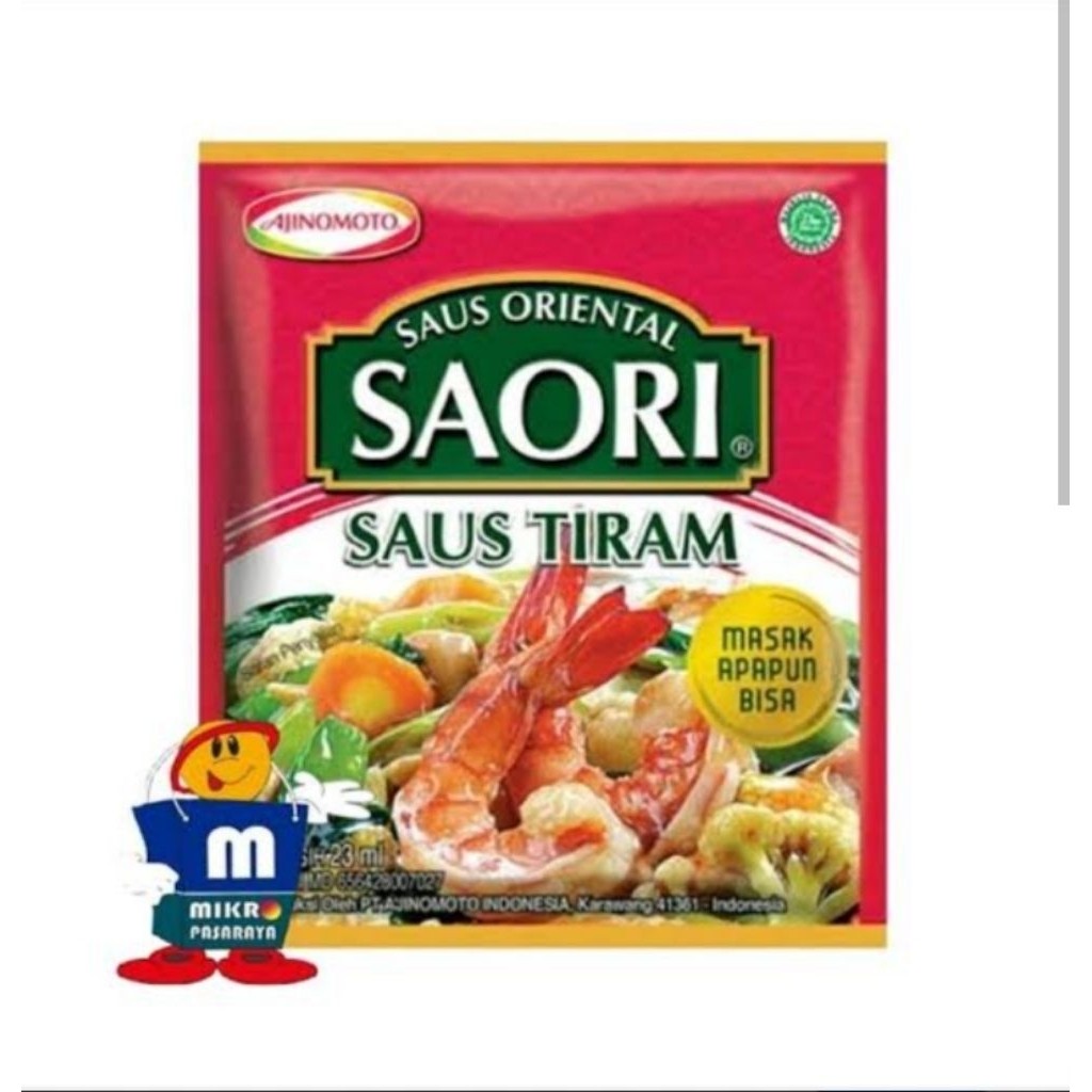 [DSS]  Saus tiram sachet saori 2pc x 23 ml