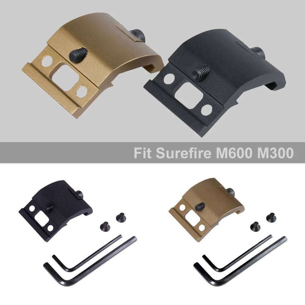 Tactical Flashlight Scout Light Mount Fit Surefire M600C M600 M300A M300 M300B 20mm Picatinny Rail  