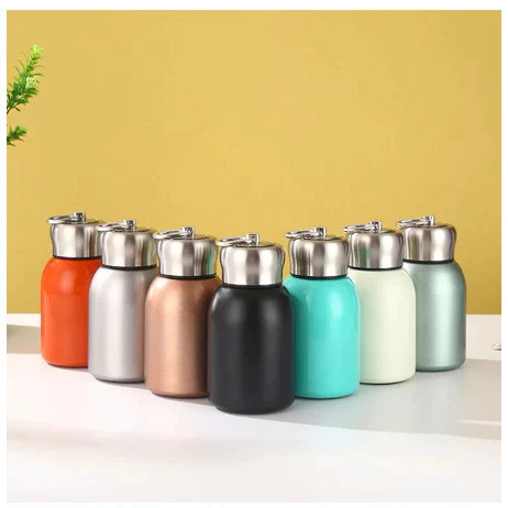 Termos Mini Aestetik 300ml Tumbler Stainless Kecil Portable Tahan Panas & Dingin Souvenir GIFT Hadia