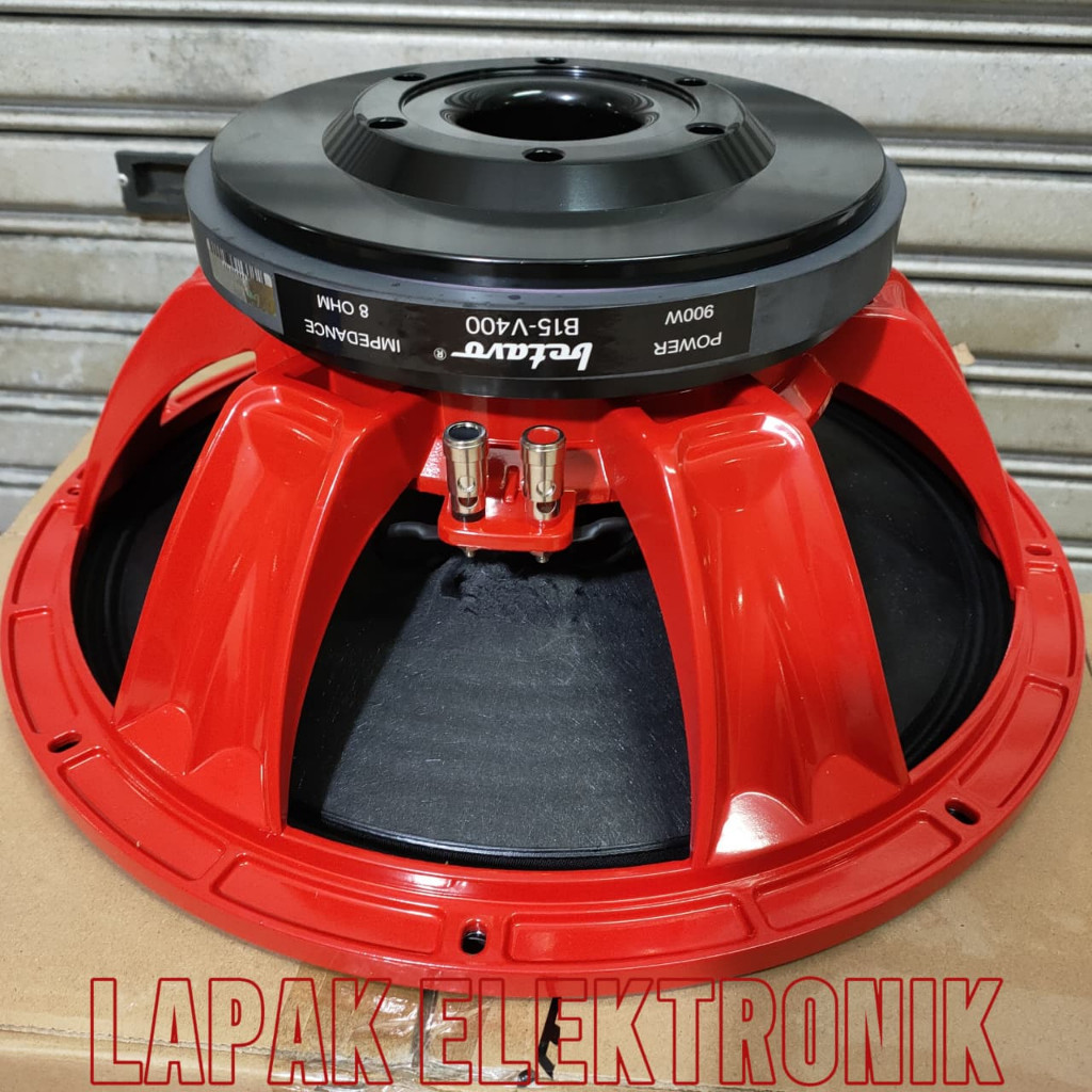 Speaker Komponent Betavo B15V400 | B15 V400 15 Inch Subwoofer Original | LAPAK ELEKTRONIK