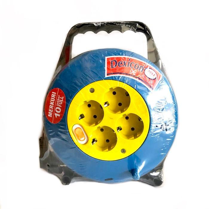 Rol Kabel Dexicon 10 Meter | Stop Kontak Colokan Listrik Terminal L4