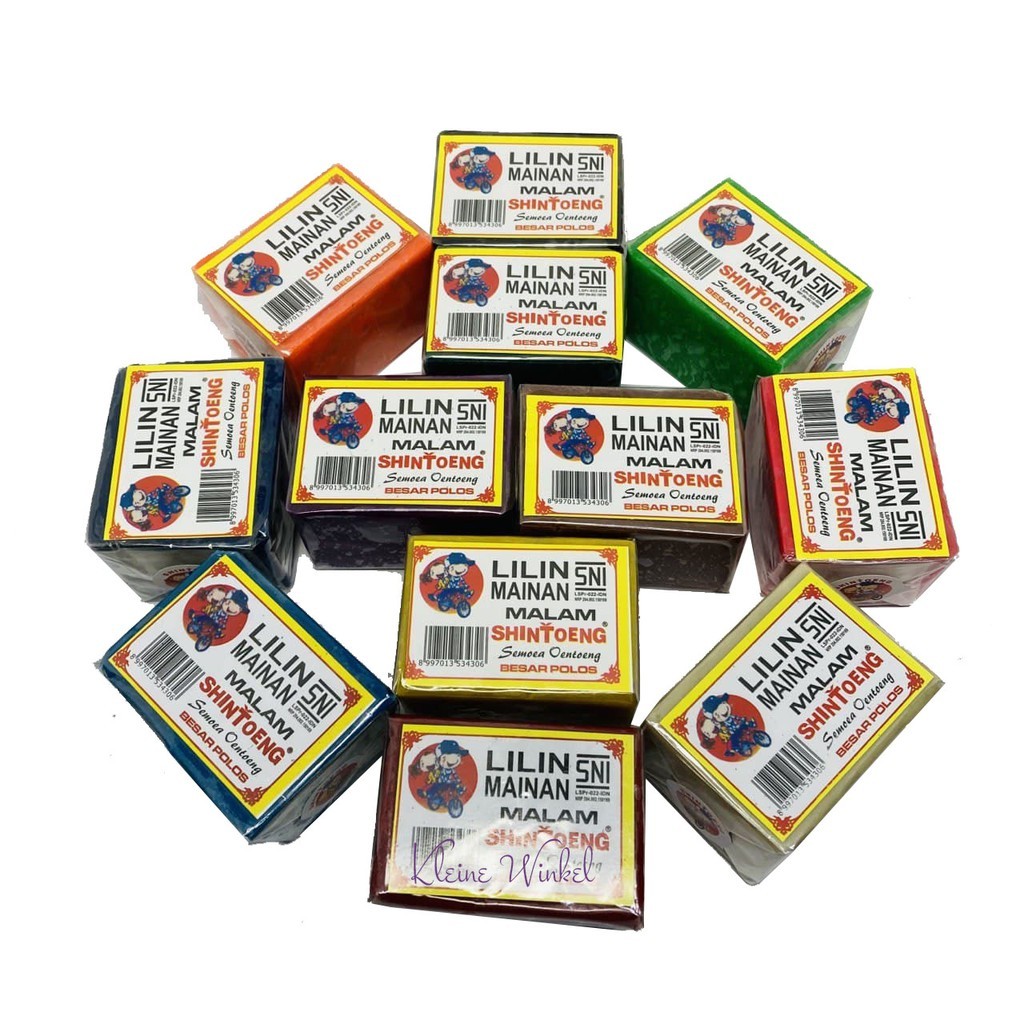Malam Shintoeng Besar Polos- Lilin Mainan- Plastisin