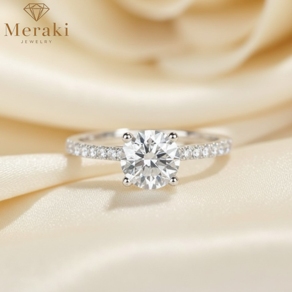 Cincin Xuping Wanita Silver Ring Full Permata Elegnt Pusat Grosir Mote