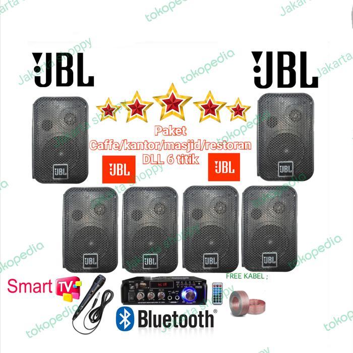 Promo paket murah caffe/karaoke/DLL SPEAKER 4 INCh 6 titik jbl