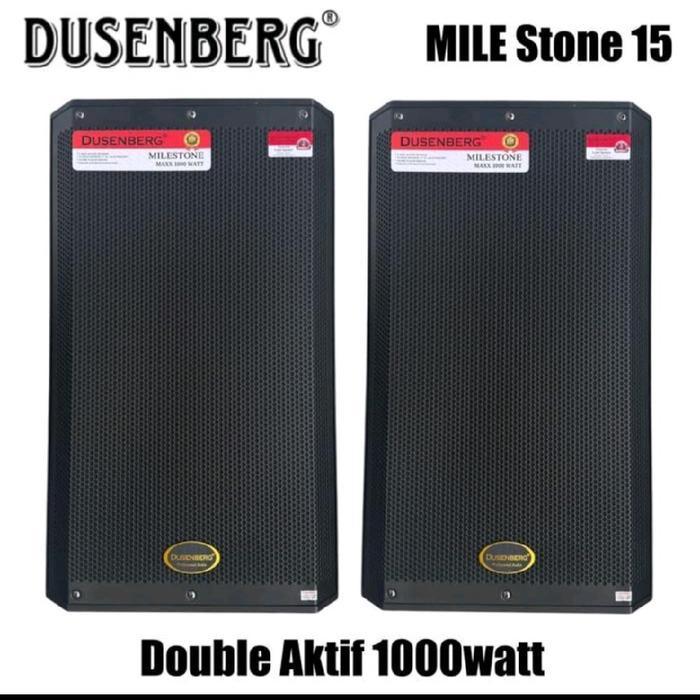 SPEAKER AKTIF BLUETOOTH MILESTONE 15" KARAOKE SMART TV YOUTUBE SPEAKER KARAOKE INDOOR OUTDOOR 2 UNIT