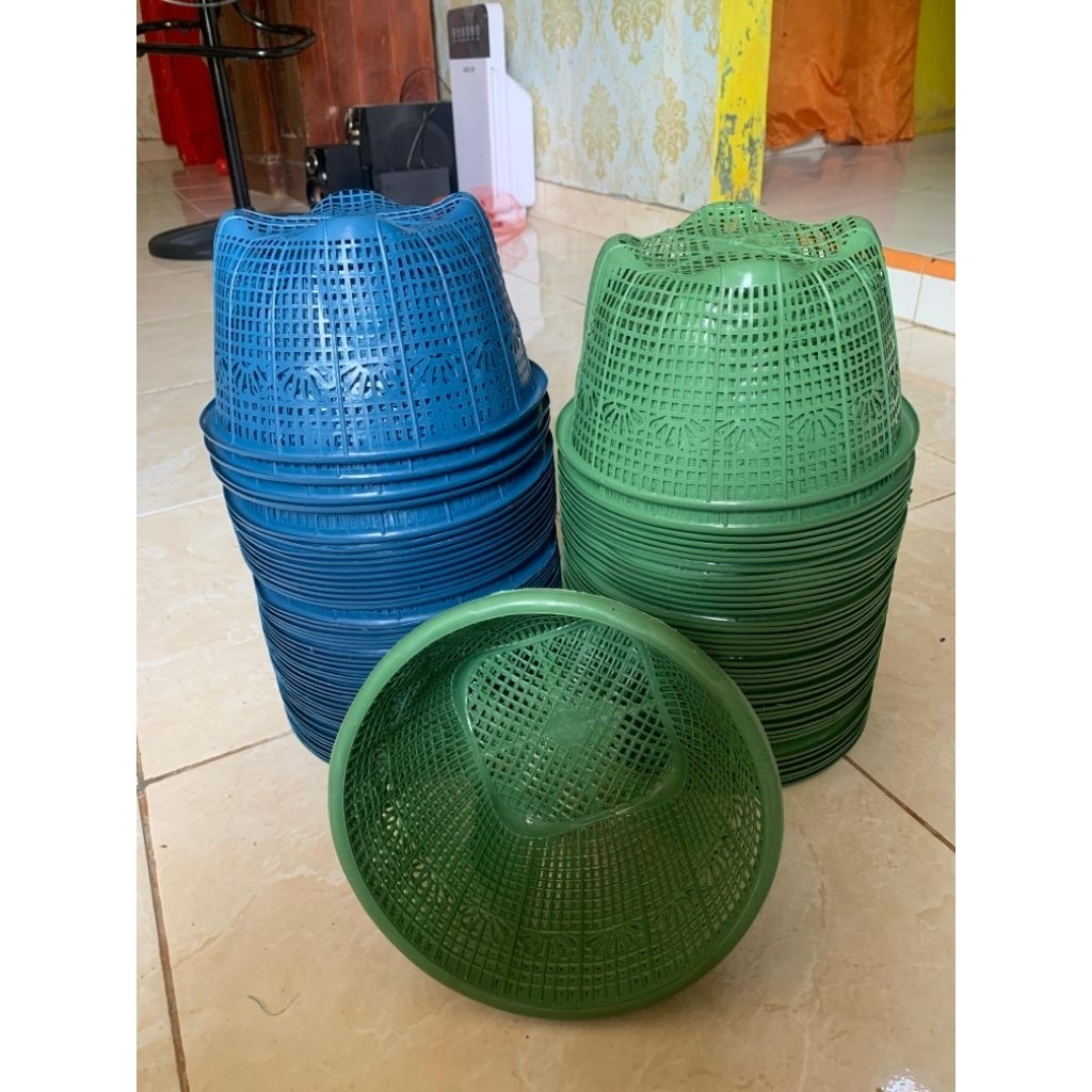 60 PCS WAKUL HAJATAN WAKUL/CETING TEBAL TRADISIONAL WAKUL PLASTIK KAKI 4