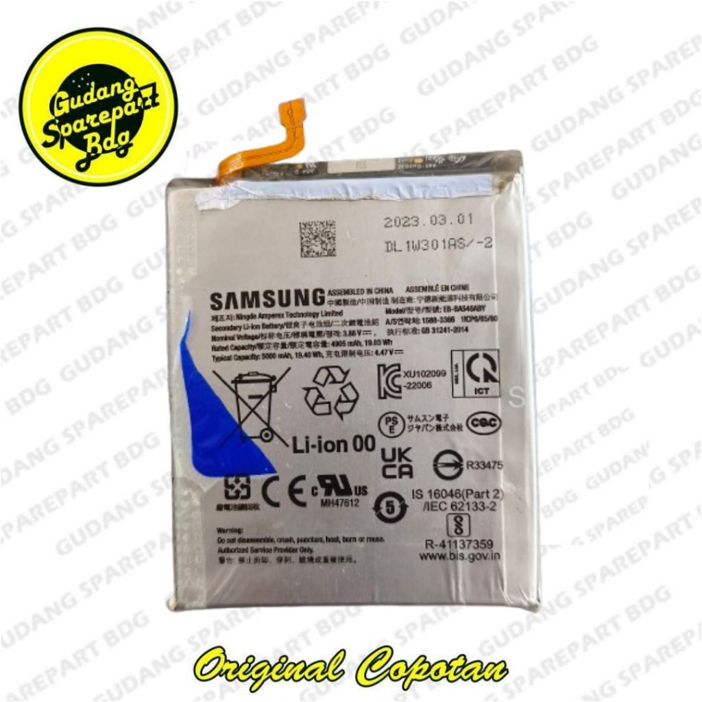 Baterai Samsung A54 Second Original Copotan