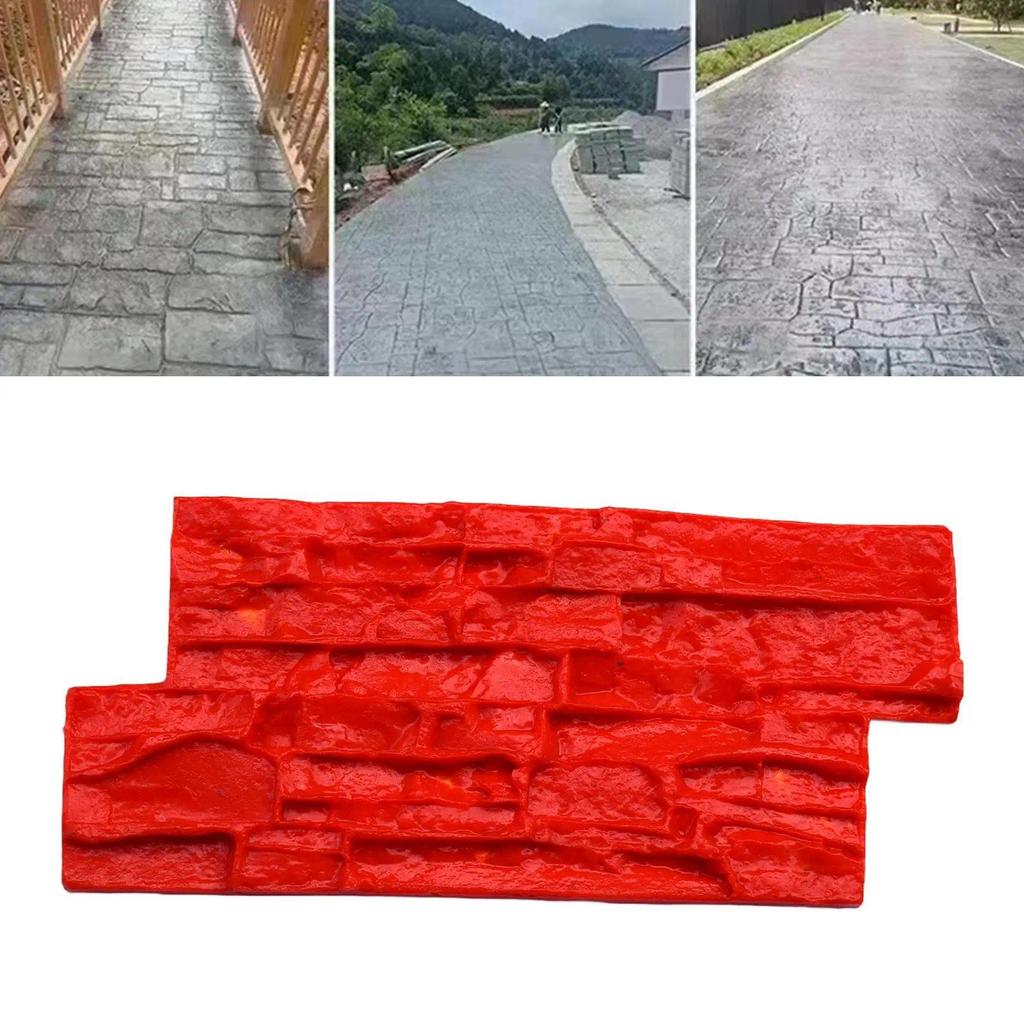 Seamless Stamp Mat Y Stromatolite Concrete Mould for Landscaping Yard Wall
