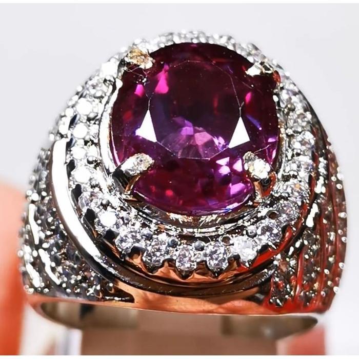 Batu permata natura alexandrite beserta memo