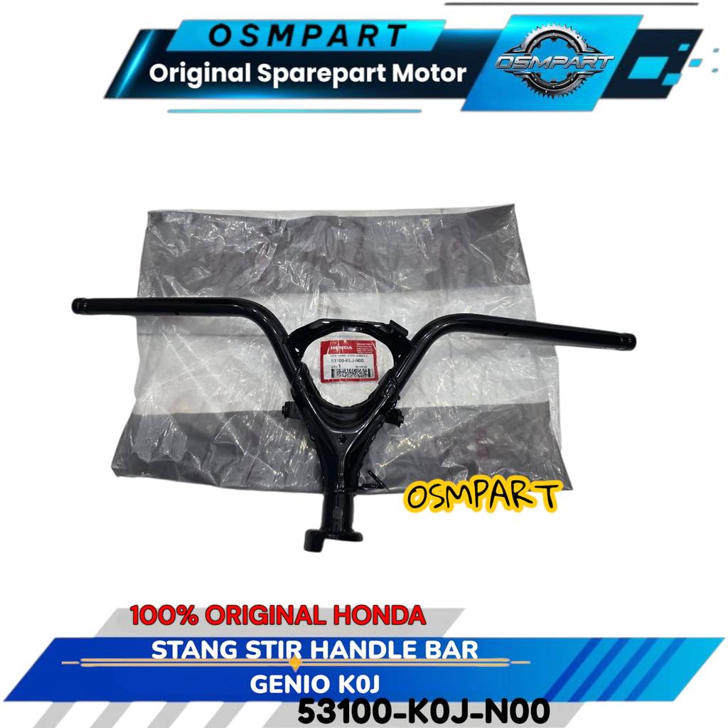 STANG STIR HANDLE BAR GENIO K0J AHM 53100-K0J-N00 AHM