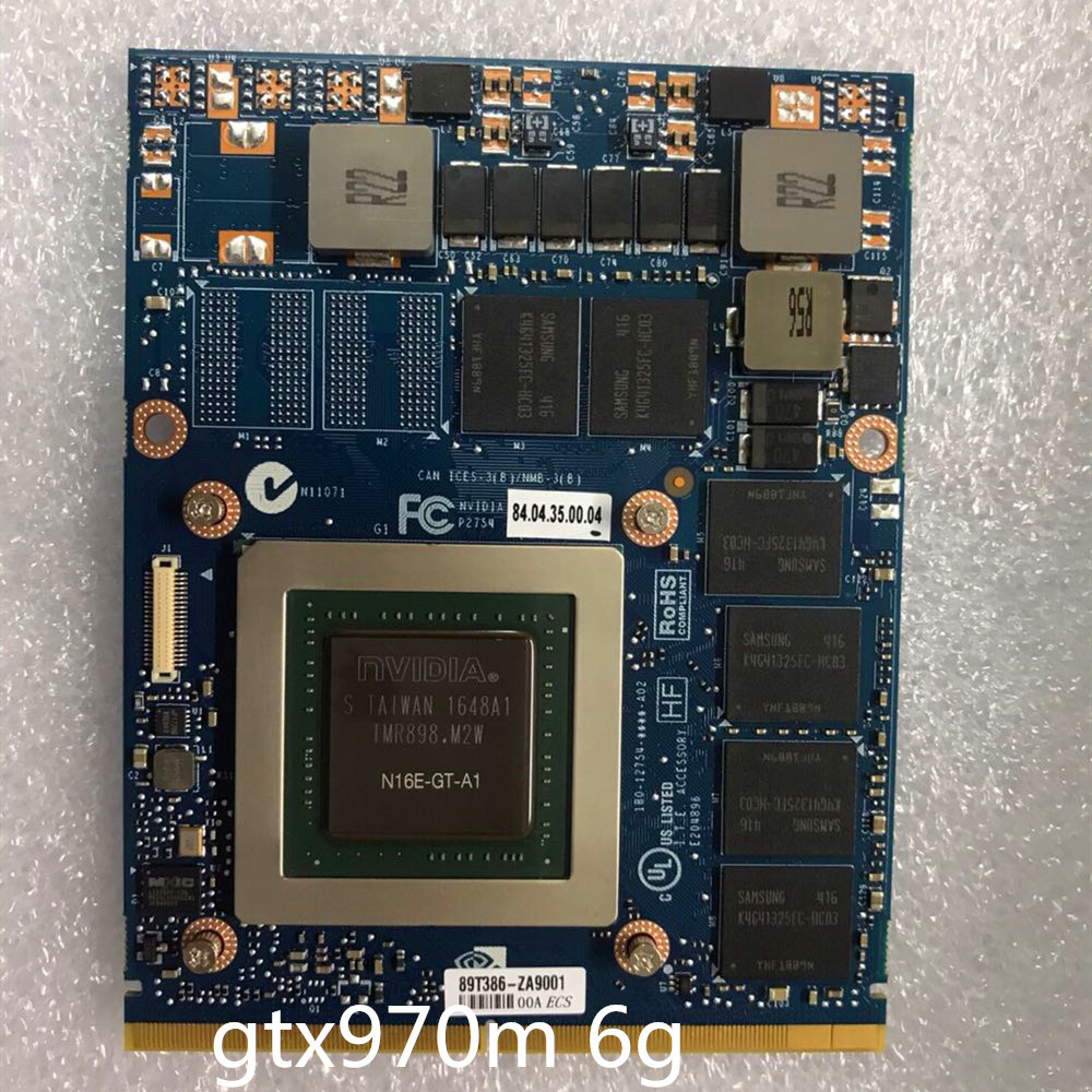 ESHAKARE GTX 970M GTX970M N16E-GT-A1 6GB Video Graphics Card For Clevo P157SM P151SM P150SM P375SM P